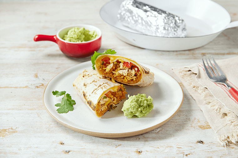 chicken burrito